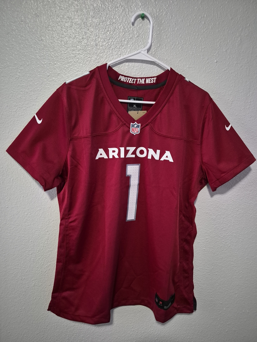 Womens Nike NFL Arizona Cardinals Kyler Murray #1 Red Football Jersey Size XL